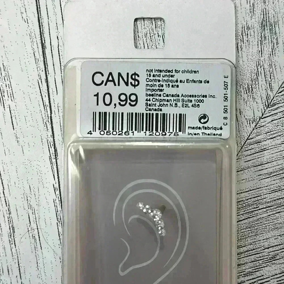 Serling  silver earring - Picture 2 of 4